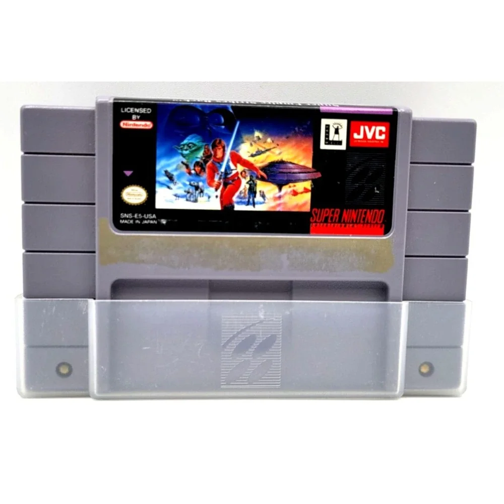 Super Star Wars: The Empire Strikes Back (SNES‎ Super Nintendo) JVC LOGO